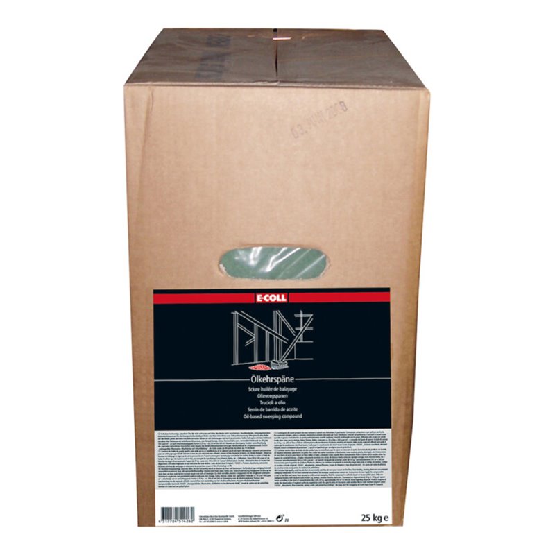 E-COLL Ölkehrspäne 25kg grün