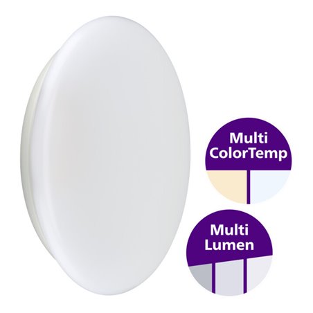 Philips Lighting LED-Wand- u Deckenleuchte ML, MC, Sensor WL060V 22W 2200lm weiss