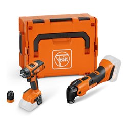 FEIN Vorteils-Combo Akku Akku MULTIMASTER AMM 500& Akku-Bohrschrauber ASCM 18 Q