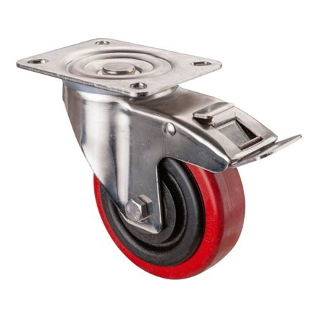 BS Rollen Edelstahl Transportrolle (H120.B24.101)