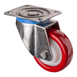 BS Rollen Edelstahl Schwerlastrollen (HS100.B27.128)