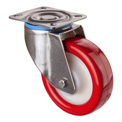 BS Rollen Edelstahl Schwerlastrollen (HS100.B71.125)