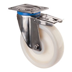 BS Rollen Edelstahl Schwerlastrollen (HS120.B14.204)