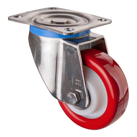 BS Rollen Edelstahl Schwerlastrollen (HS100.B71.126)