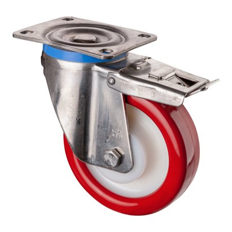 BS Rollen Edelstahl Schwerlastrollen (HS120.B28.160)