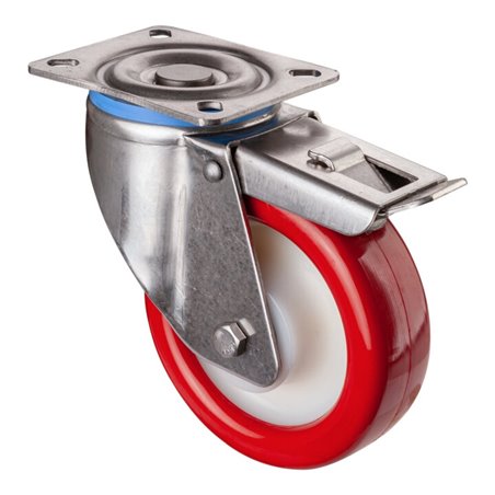 BS Rollen Edelstahl Schwerlastrollen (HS120.B71.125)