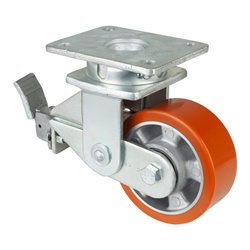 BS Rollen Gefederte Schwerlastrolle (T120.B90.125)