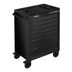 Kraftwerk Werkstattwagen BT700s 7 Schubladen schwarz, leer