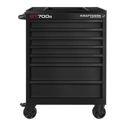 Kraftwerk Werkstattwagen BT700s 7 Schubladen schwarz, leer