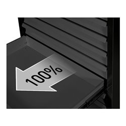 Kraftwerk Werkstattwagen BT700s 7 Schubladen schwarz, leer