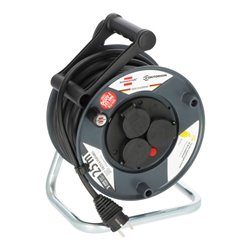 Brennenstuhl x Contorion Kabeltrommel 25m IP44 ( 3 Schutzkontakt-Steckdosen, Baustelleneinsatz, Made in Germany)