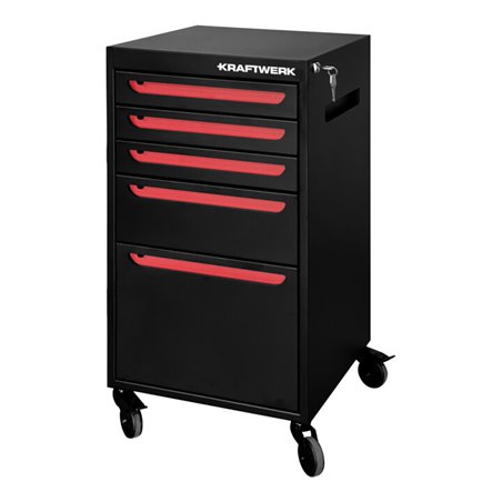 Kraftwerk DESIGN LINE Werkstattwagen Kompakt ST470, mit 5 Schubladen