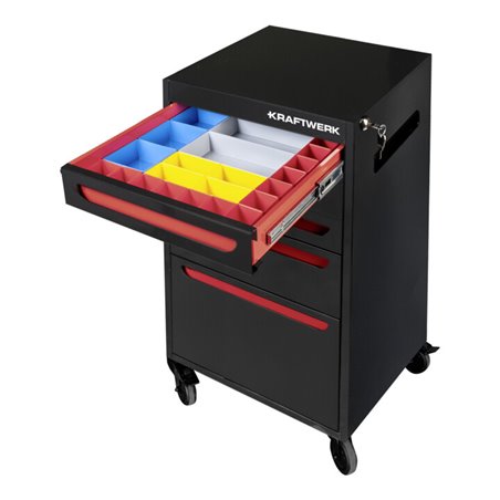 Kraftwerk ST470 Multifunktionswagen Compact, 5 Schubladen, 25-tlg.