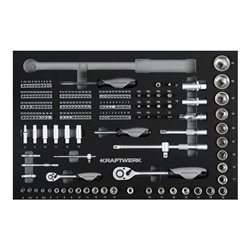 Kraftwerk LT700 Werkstattwagen, 7 Schubladen, BASIC, ant, 259-tlg.