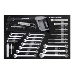 Kraftwerk LT700 Werkstattwagen, 7 Schubladen, BASIC, ant, 259-tlg.