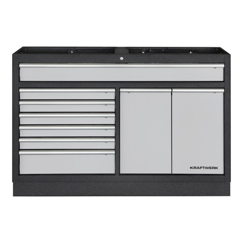 Kraftwerk Mobilio Schubaldenschrank 1360 mm 7 Schubladen 2 Auszüge