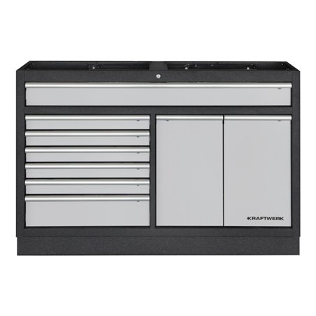 Kraftwerk Mobilio Schubaldenschrank 1360 mm 7 Schubladen 2 Auszüge