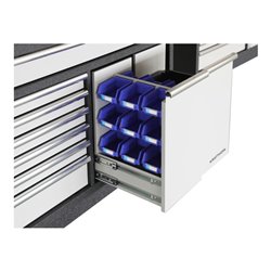 Kraftwerk Mobilio Schubaldenschrank 1360 mm 7 Schubladen 2 Auszüge