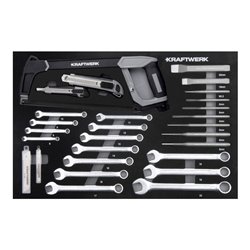 Kraftwerk BT700 Werkstattwagen, 7 Schubladen, BASIC, ant, 337-tlg.