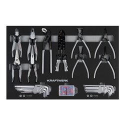 Kraftwerk BT700 Werkstattwagen, 7 Schubladen, BASIC, ant, 337-tlg.