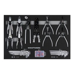 Kraftwerk BT700 Werkstattwagen, 5 Schubladen, BASIC , 173-tlg.