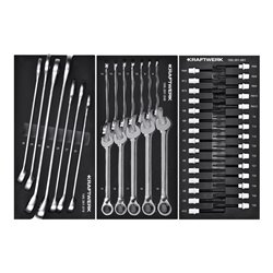 Kraftwerk BT700 Werkstattwagen, 8 Schubladen, BASIC, 351-tlg.