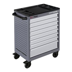 Kraftwerk BT700 Werkstattwagen, 8 Schubladen, BASIC, 351-tlg.