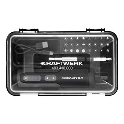 Kraftwerk Akku-Bit-Stabschrauber Satz 3.6V mit USB-C,1/4', 28-tlg.