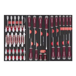 Kraftwerk BT700 Werkstattwagen, 8 Schubladen, PRO, 237-tlg.