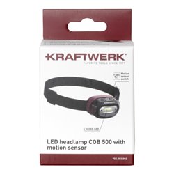 Kraftwerk LED Stirnlampe COB 500 mit Bewegungssensor