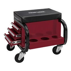 Kraftwerk Werkstatt - Rollsitz mit 3 Schubladen & Spraydosen Ablage