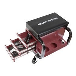 Kraftwerk Werkstatt - Rollsitz mit 3 Schubladen & Spraydosen Ablage