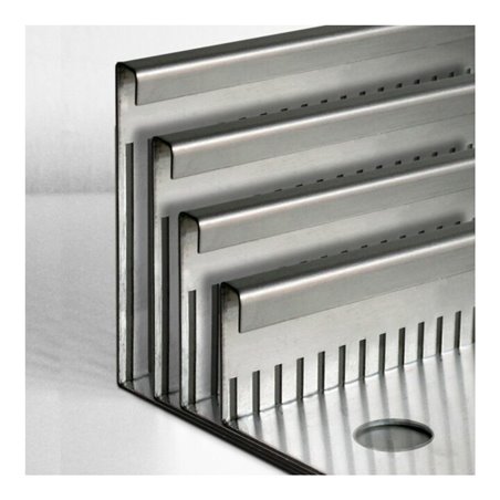 Kantfuchs24 Kiesfangleiste Alu (1,5mm), 80mm x 2,5m