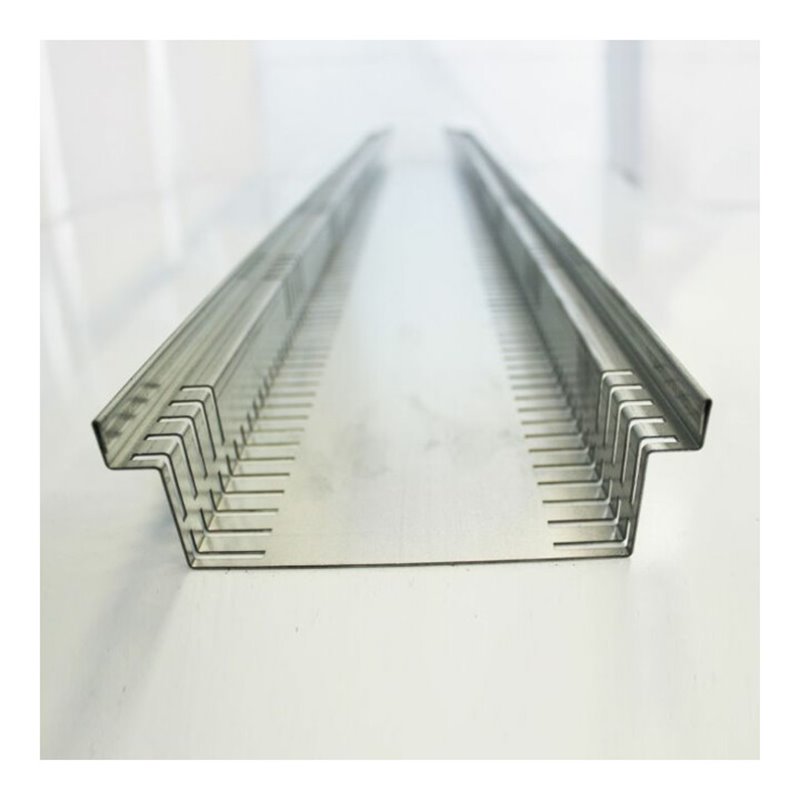 Kantfuchs24 Entwässerungsrinne PRO Style, Wasserrinne, MAGNELIS Stahl Natur, 1000 x 150 x 50mm