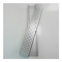 Kantfuchs24 Entwässerungsrinne PRO Style, Wasserrinne + Trittblech, MAGNELIS Stahl Natur, 1000 x 150 x 50mm