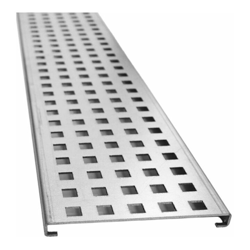 Kantfuchs24 Entwässerungsrinne PRO Style, Trittblech, MAGNELIS Stahl Natur, 1000 x 150 x 10mm