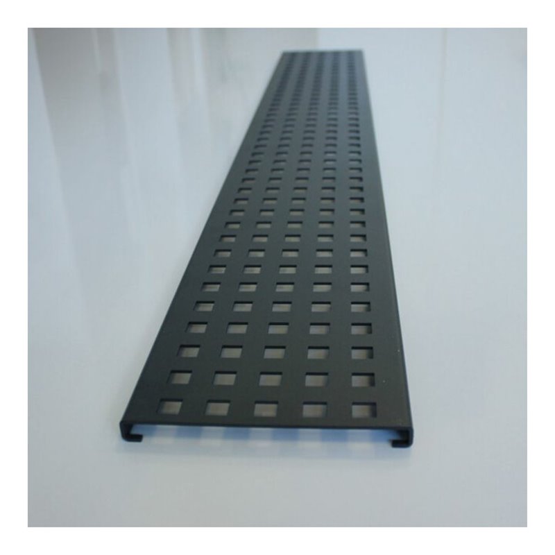 Kantfuchs24 Entwässerungsrinne PRO Style, Trittblech, MAGNELIS Stahl RAL7016, 1000 x 150 x 10mm