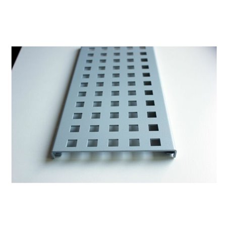 Kantfuchs24 Entwässerungsrinne PRO Style, Trittblech, MAGNELIS Stahl RAL9006, 1000 x 150 x 10mm