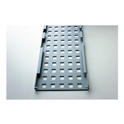 Kantfuchs24 Entwässerungsrinne PRO Style, Trittblech, MAGNELIS Stahl RAL9006, 1000 x 150 x 10mm