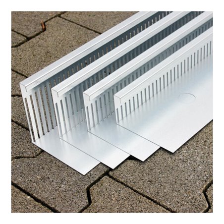 Kantfuchs24 Kiesfangleiste MAGNELIS Stahl (0,75mm) 100mm x 2,5m