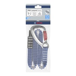 Bosch PRO Umhängeband, schwer, 16 kg, 1 Karabiner und 1 flache Kordschlaufe