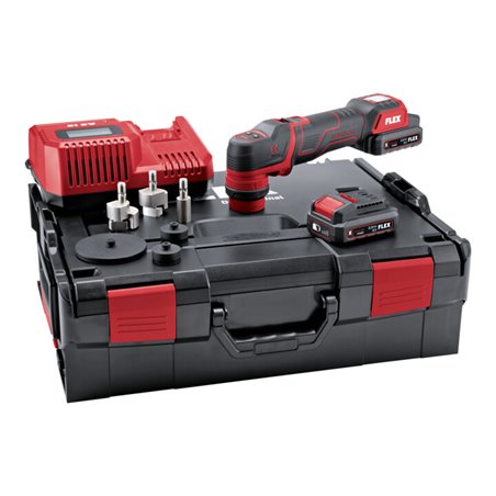 FLEX Der smarte Akku-Polierer 12 V PXE 80 12-EC/2.5 SET