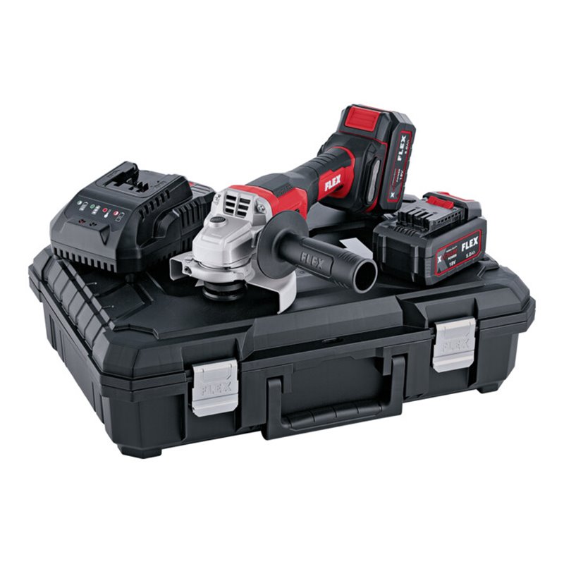 FLEX Akku-Winkelschleifer 18,0 V Light Duty L 125 18.0-EC LD/5.0 Set