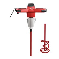 Flex 2-Gang-Rührer MXE 1202 + Wendelrührer HP2 140, 1200 W, mit 3-Stufen Drehzahlschalter