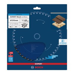Bosch EXPERT Wood Kreissägeblatt, 210x30 mm, Z48