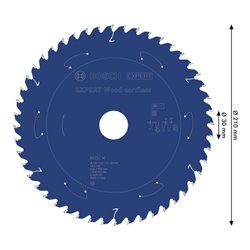 Bosch EXPERT Wood Kreissägeblatt, 210x30 mm, Z48
