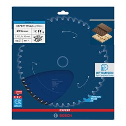Bosch EXPERT Wood Kreissägeblatt, 254x1,6x30 mm, Z60
