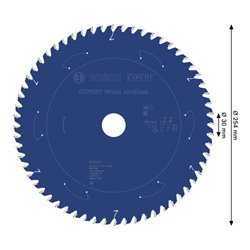 Bosch EXPERT Wood Kreissägeblatt, 254x1,6x30 mm, Z60