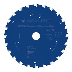 Bosch EXPERT Construct Wood Kreissägeblatt, 165x1,6x20 mm, T24