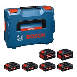 Bosch Akkupack 4x EXBA18V-40 + 2x EXBA18V-80